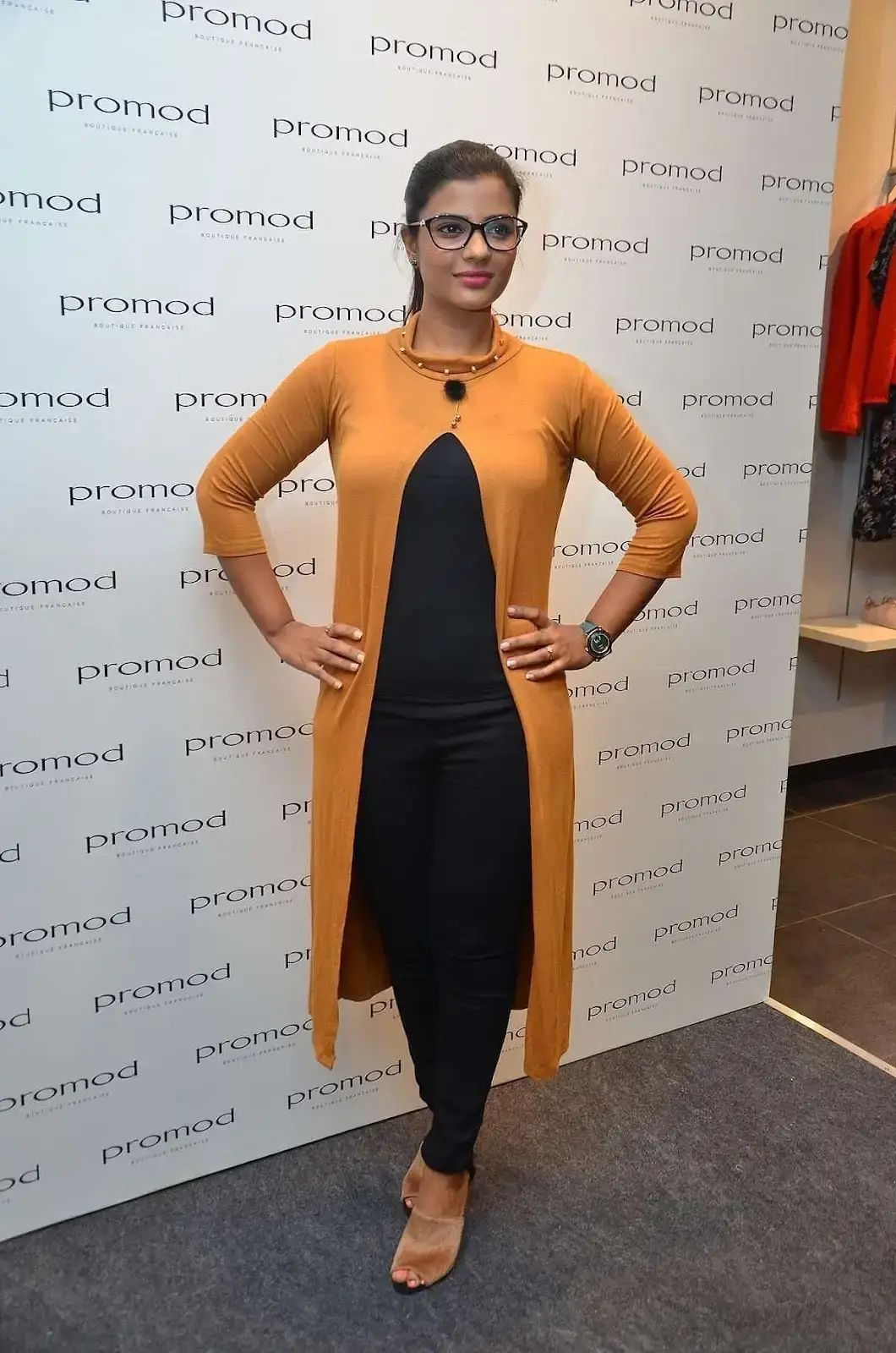 South Indian Actress Aishwarya Rajesh in Orange Dress